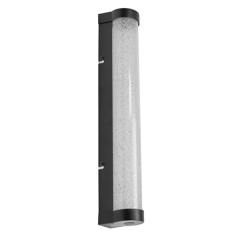 LEDVANCE ORBIS Tube miroir/applique salle de bain verre bulle 9W 40cm noir