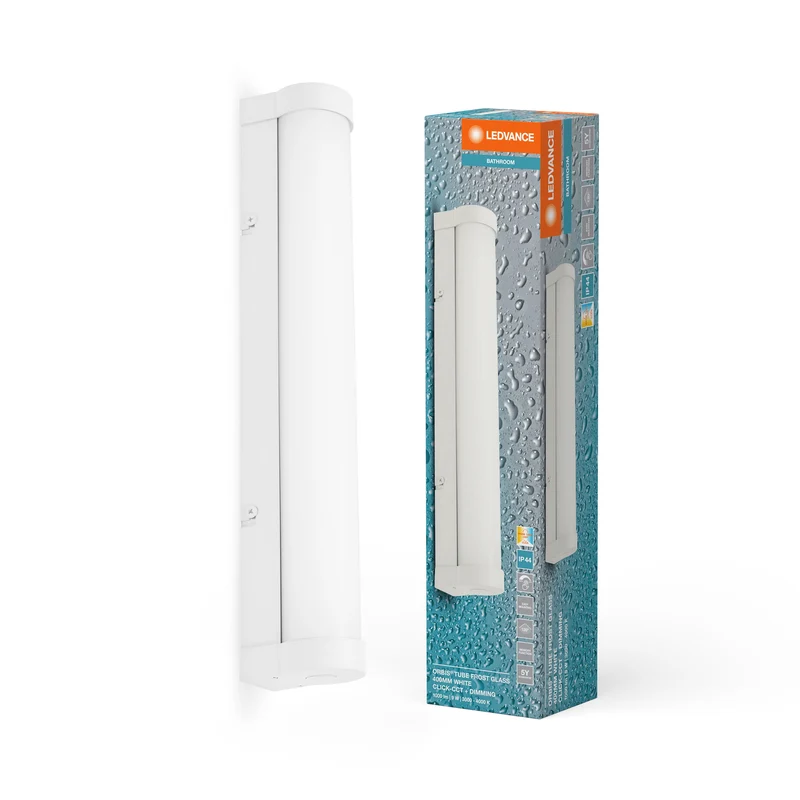 LEDVANCE ORBIS Tube miroir/applique salle de bain verre dépoli 9W 40cm dimmable blanc
