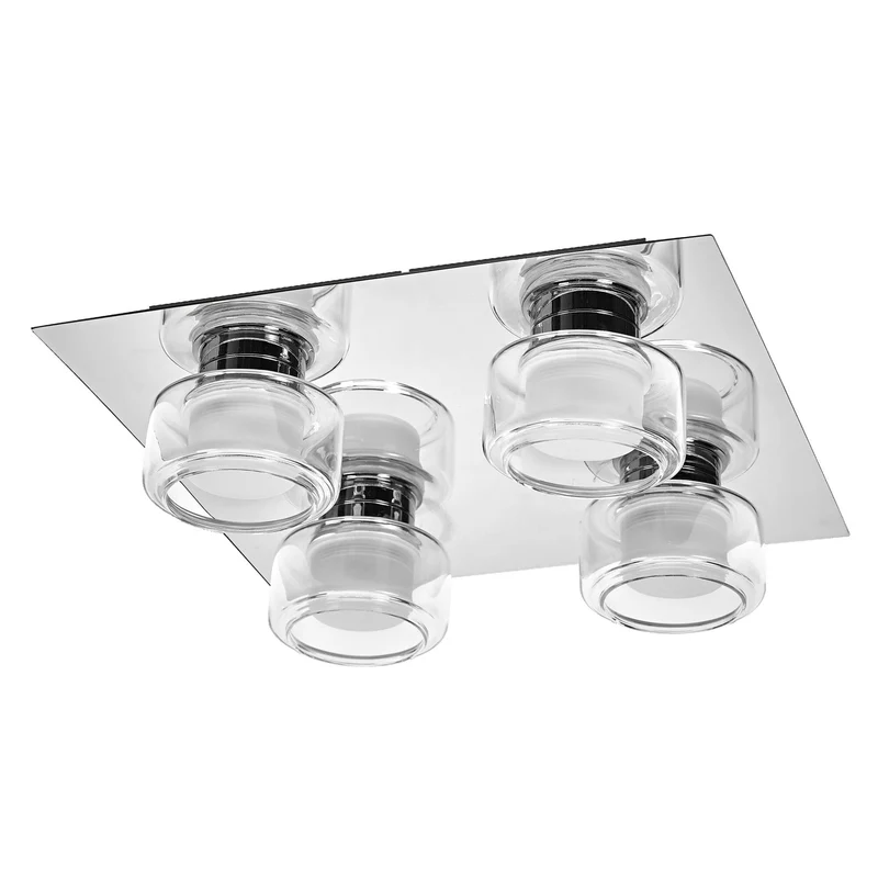 LEDVANCE ORBIS Plafonnier salle de bain Flame 22W Click CCT IP44 Chrome