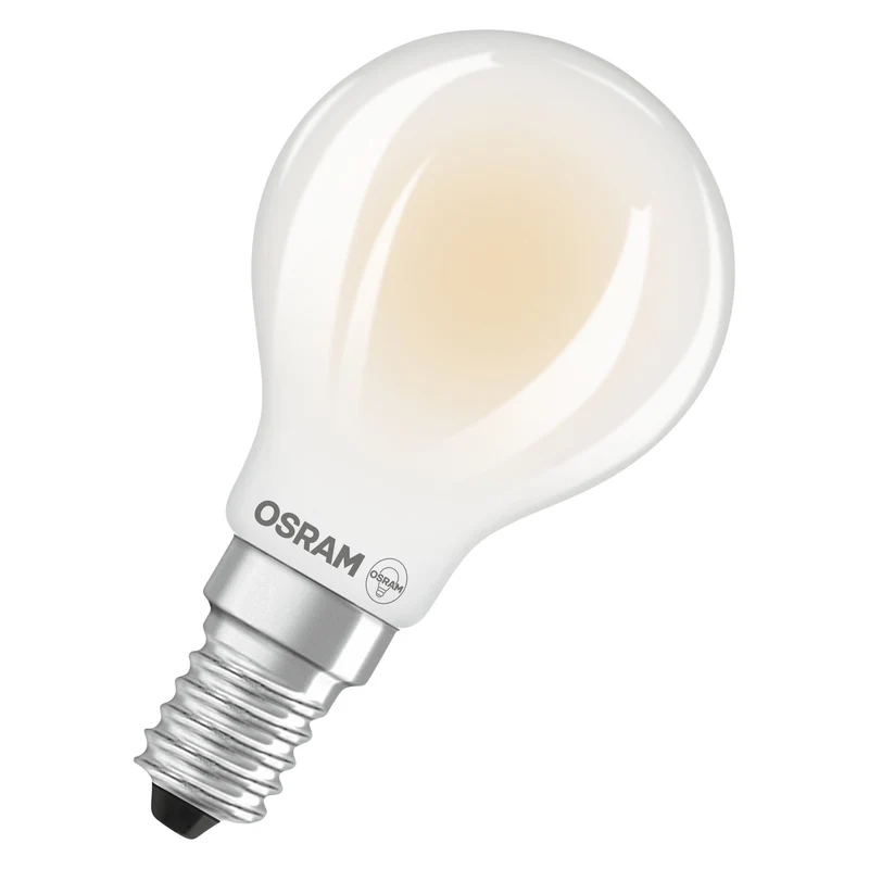OSRAM LED Superstar Classic Lampe givrée, 2.2W, 470lm, 45mm, blanc chaud, E14