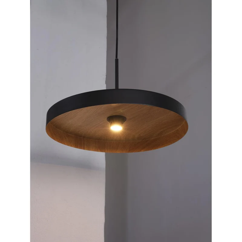 LEDVANCE DECOR Suspension Plaque E27 Suspension Noir Bois LEDVANCE DECOR