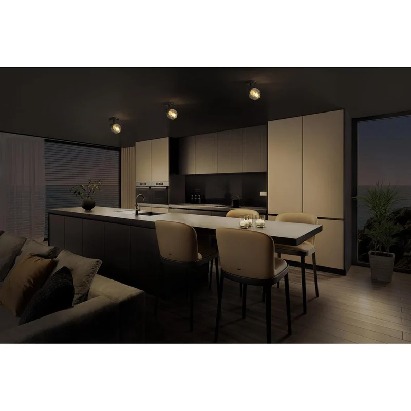 LEDVANCE DECOR Spot Firefly Applique murale, lampe OSRAM incluse, noir, 1 x 2.8W, E14