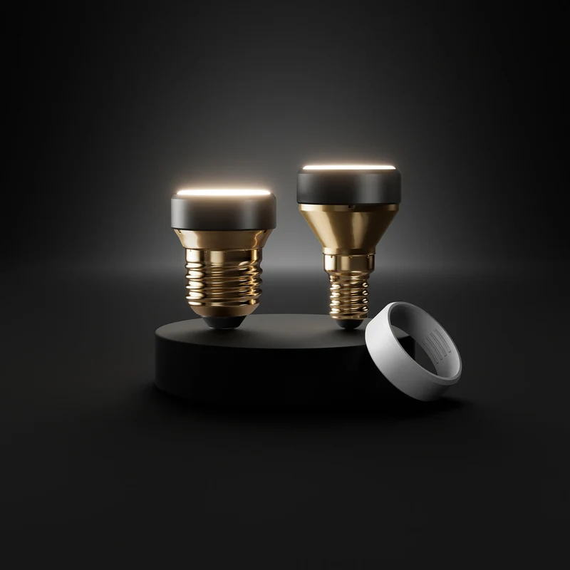 OSRAM LAMPE LED PLATE Lampe design ultracompacte, gradation 3 niveaux, 2700K, 3.5W, mat, E14, blanc chaud