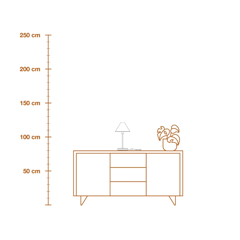 LEDVANCE DECOR Lampe de table Decor Pulp blanc, E14, dimmable
