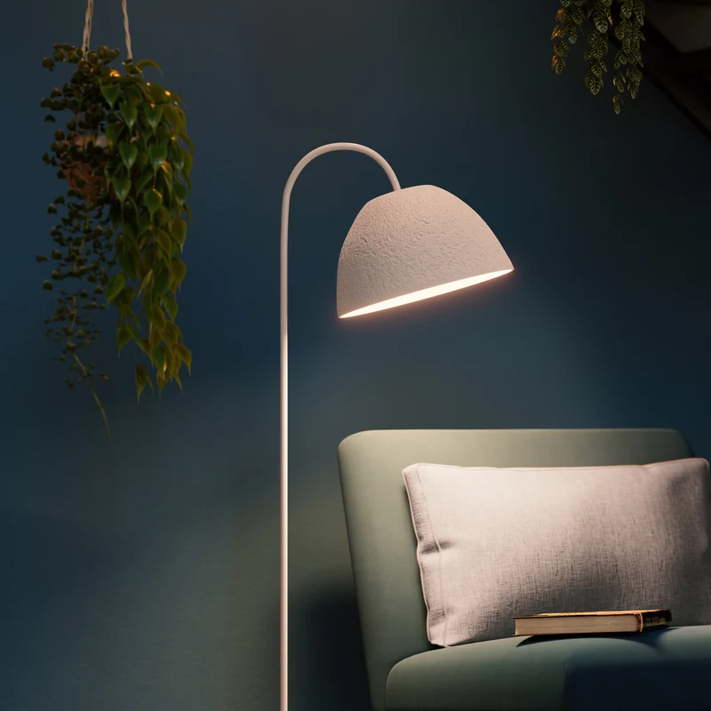 LEDVANCE DECOR lampe sur pied Decor Camel Bell blanc, E27 dimmable