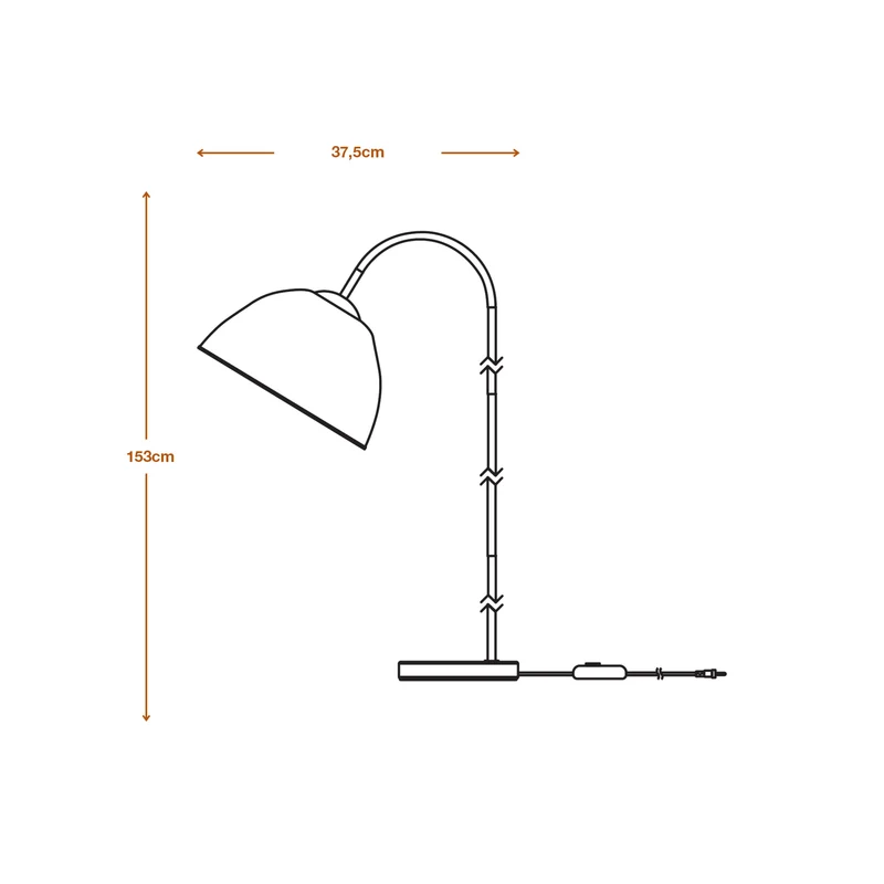 LEDVANCE DECOR lampe sur pied Decor Camel Bell blanc, E27 dimmable