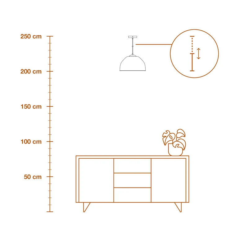 LEDVANCE DECOR Suspension décorative Decor Camel Bell blanc, E27, 375 mm