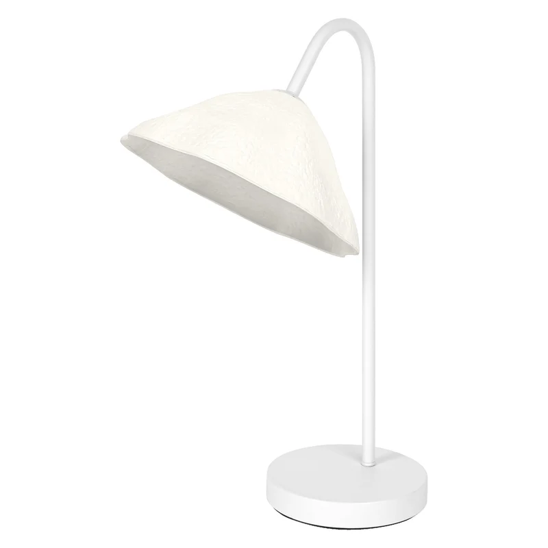 LEDVANCE DECOR Lampe de table Decor Lotus Leaf blanche, E14, dimmable