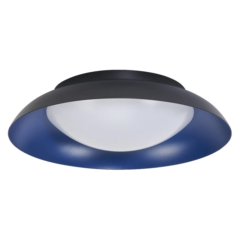 LEDVANCE ORBIS Plafonnier Plate 19W 310mm noir/bleu
