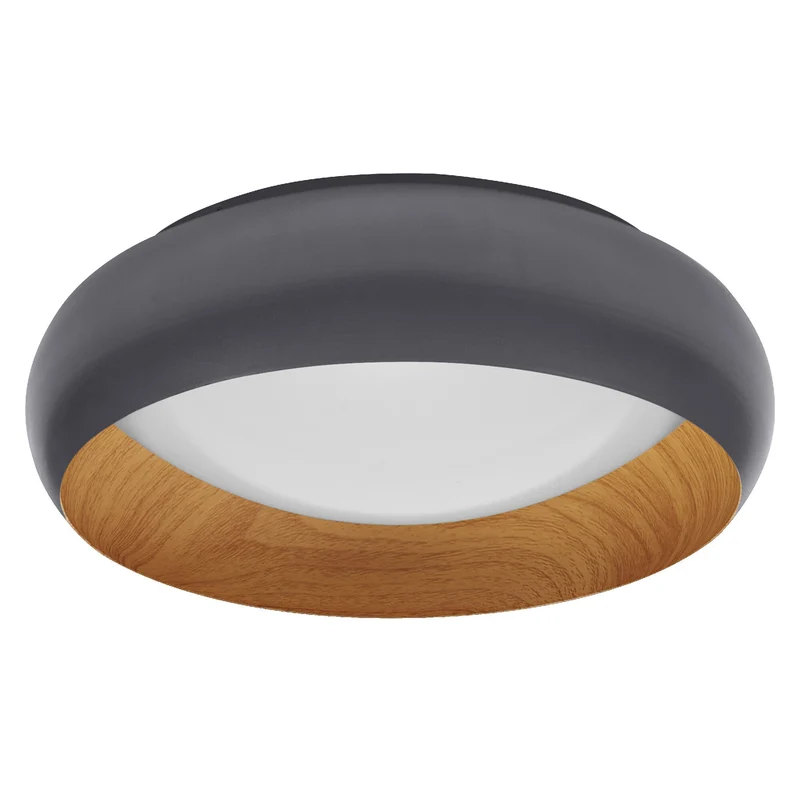 LEDVANCE ORBIS Livia plafonnier 16W 750lm décor gris/bois