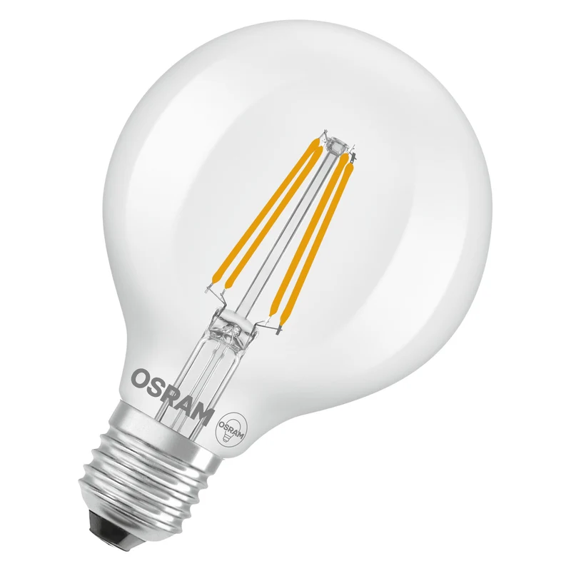 OSRAM ampoule LED globe avec filament EEK A, E27, 5W, 4000K, blanc froid