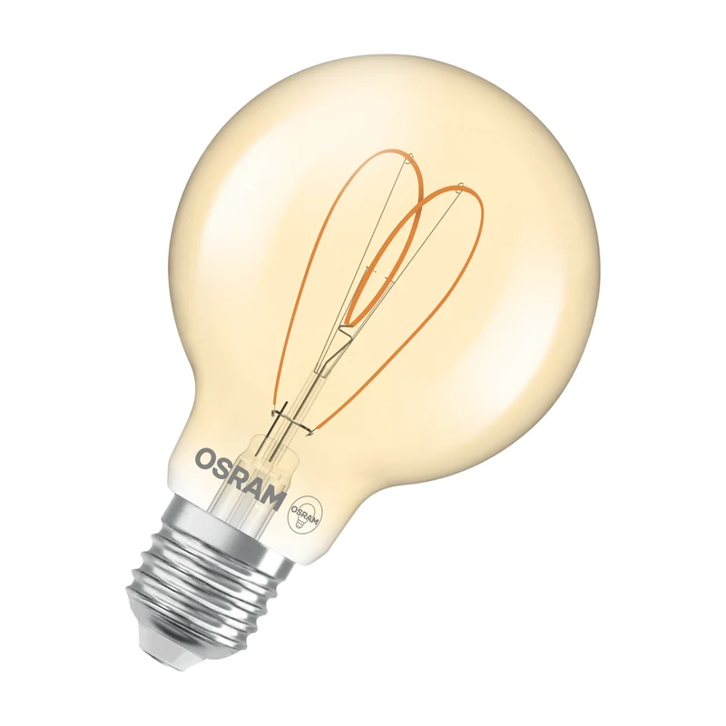 OSRAM Vintage 1906 Globe LED-Lampe Or, 8W, 806lm, E27, Blanc chaud confortable, E27