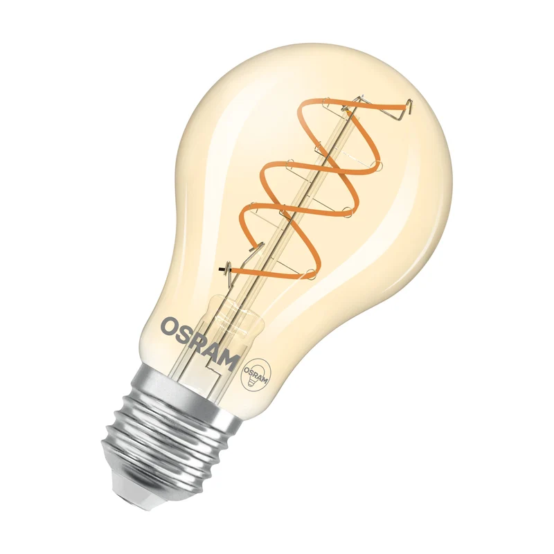 OSRAM Vintage 1906 Classique LED-Lampe Or, 8W, 806lm, E27, Blanc chaud confortable
