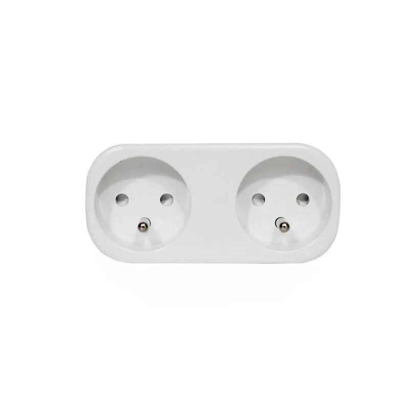 Prise Connectée WiFi Double avec Minuteur et Compteur de consommation
