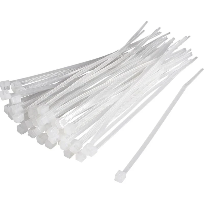 Serre-câbles 100 x 3,5mm Blanc - Pack de 100
