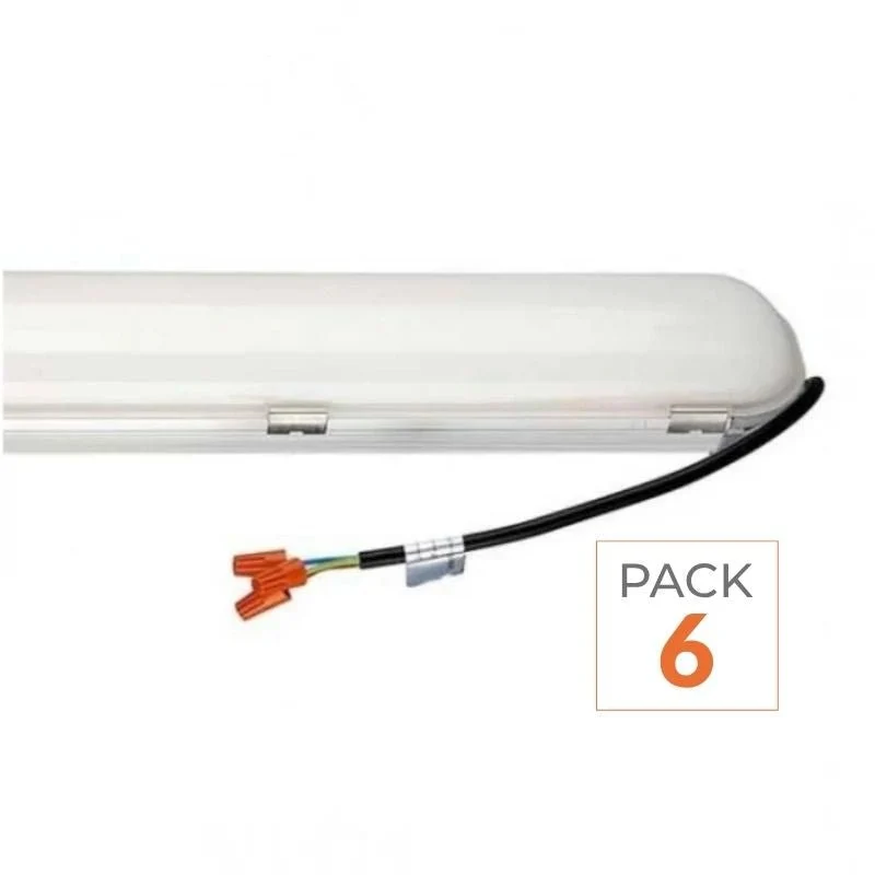 Réglette LED Étanche 150cm 70W Haut rendement 120lm/W LED Samsung - Pack de 6