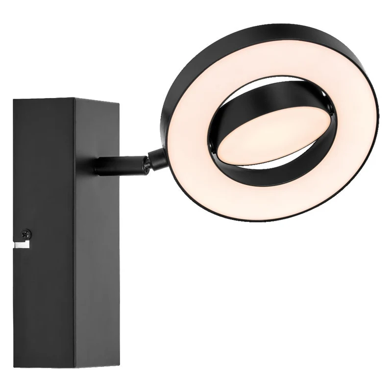 LEDVANCE DECOR SPOT SATURN Applique murale, 11W, 215lm, noir