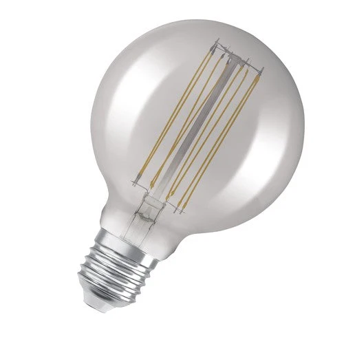 OSRAM Vintage 1906 LED-Lampe, teinte fumée, 11W, 500lm, blanc chaud, E27