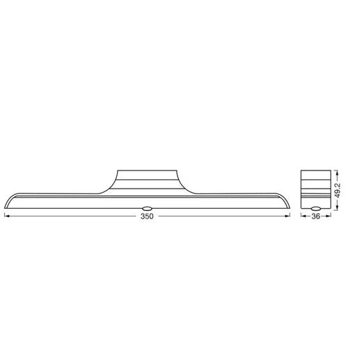 LEDVANCE LINEAR LED SWIVEL lampe pour armoire basse, 4W, 325lm