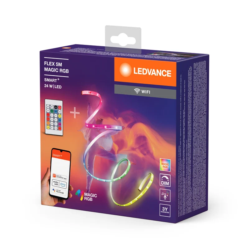 LEDVANCE SMART+ WIFI FLEX 5m bande LED, blanc, 22W, 500lm