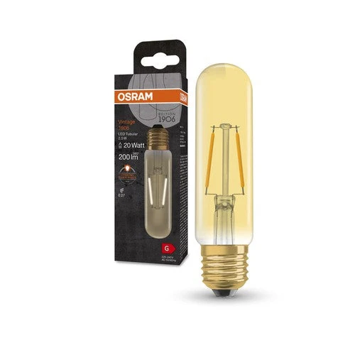 OSRAM Vintage 1906® Lampe Tubulaire Classique, Blanc Chaud, 2,5W, 200lm, E27