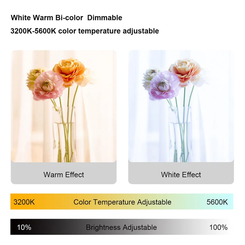 GVM MB832 led studio video light bi color light kit