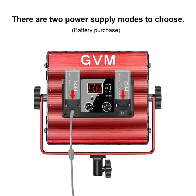 GVM MB832 led studio video light bi color light kit
