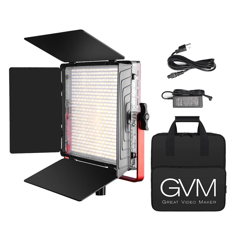 GVM MB832 led studio video light bi color light kit