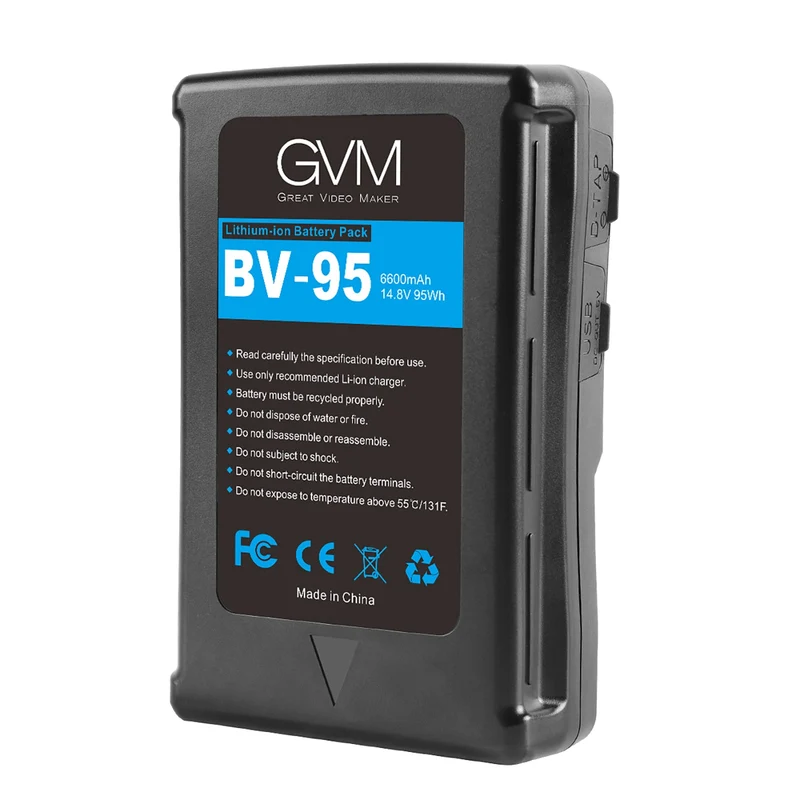 GVM BV-95 Battery both D-Tap and DC outputs