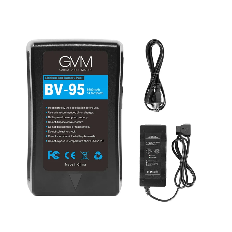 GVM BV-95 Battery both D-Tap and DC outputs