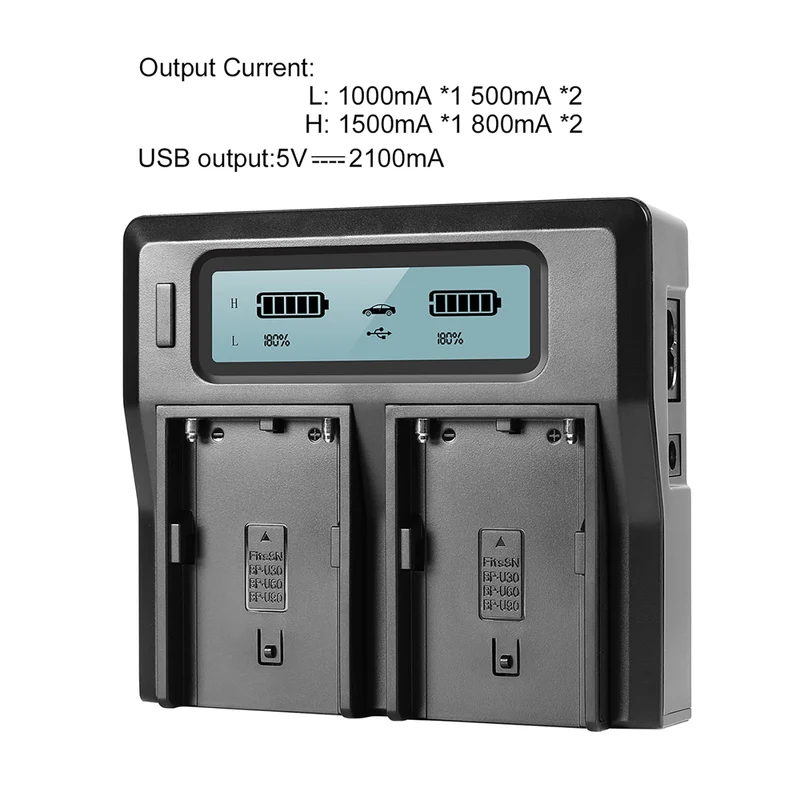 GVM BP-U65 5600mAh Battery with Charger for Sony PMW / PXW Series Cameras