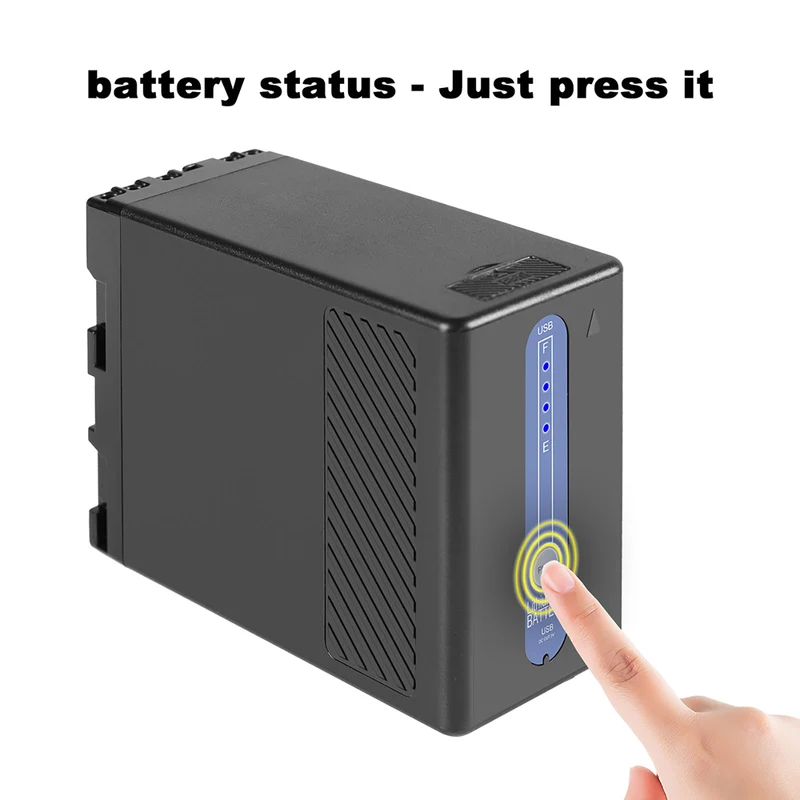 GVM BP-U65 5600mAh Battery with Charger for Sony PMW / PXW Series Cameras