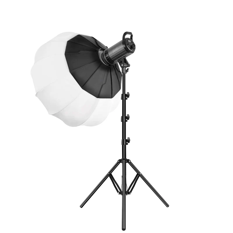GVM-G100W 90W High Power LED Spotlight Bi-Color Studio Lighting Kit with Lantern Softbox