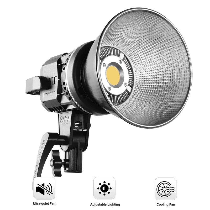 GVM P80S Spotlight Studio LED Video Light