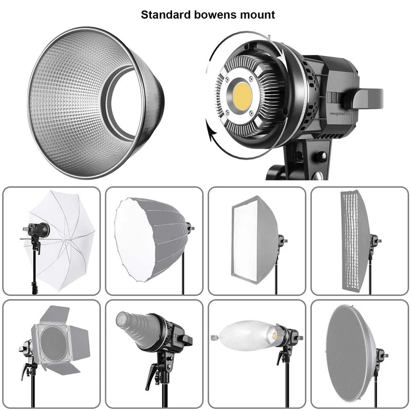 GVM P80S Spotlight Studio LED Video Light