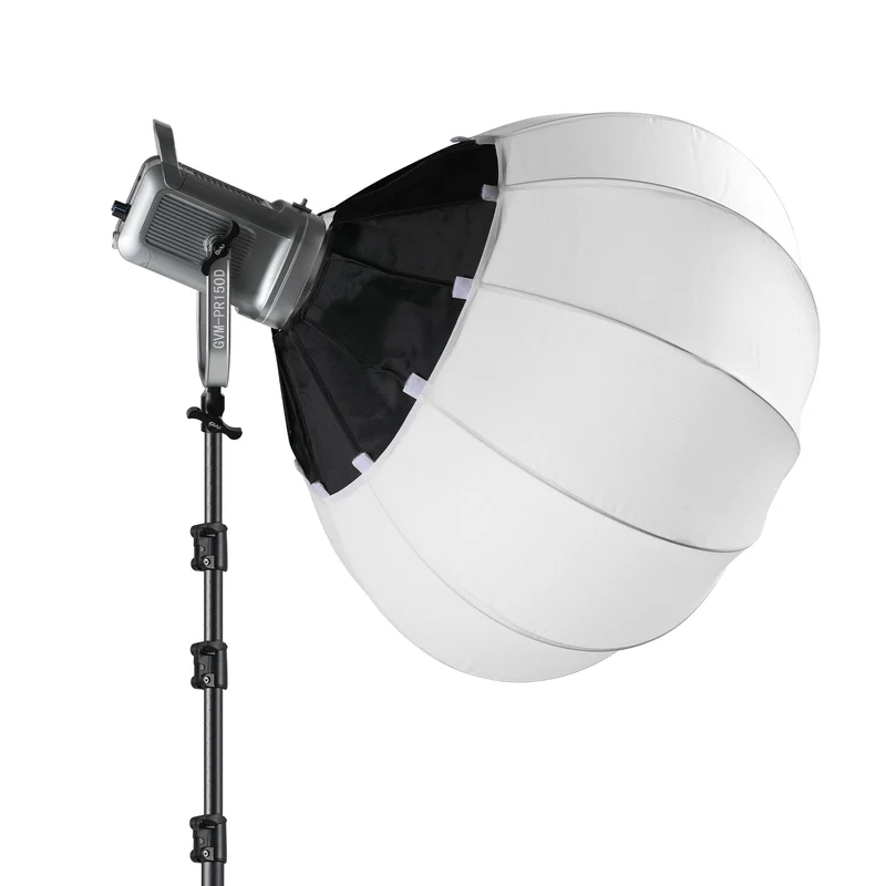 GVM PR150D 150W High Power LED Spotlight Bi-Color Studio Lighting Kit with Lantern Softbox+Light stand