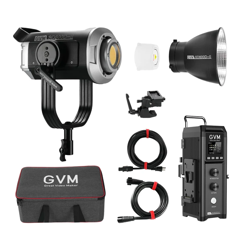 GVM SD600D-II 600W Upgraded Bi-Color LED Video Light