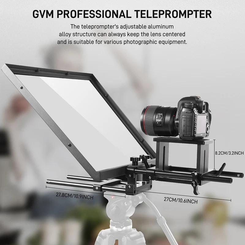 GVM Teleprompter Travel Kit with 18.5" Android All-in-One Monitor