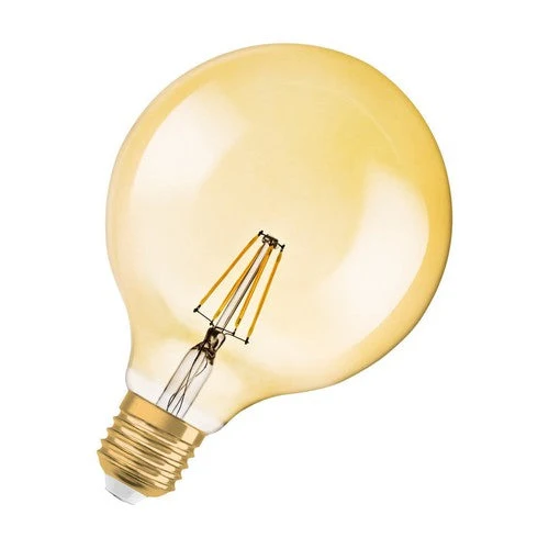 OSRAM Vintage 1906® Globe Classique125 Lampe, 4W, 410lm, E27, Blanc chaud