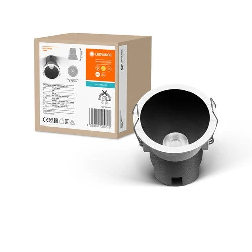 LEDVANCE SPOT TWIST Ø 70mm Downlight, noir, 5W, 400lm, 830 WT