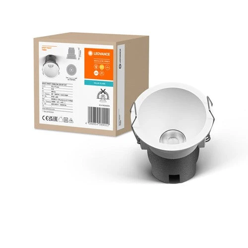 LEDVANCE SPOT TWIST Downlight Ø 70mm, blanc, 5W, 400lm, 830 WT