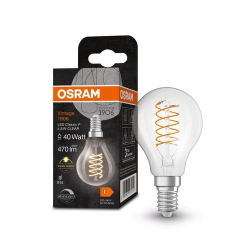 OSRAM Vintage 1906® Classique P LED-Lampe, 4,8W, 470lm