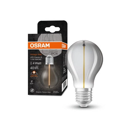 OSRAM Vintage 1906® Classique A LED-Lampe, 1,8W, 40lm, Blanc chaud, E27