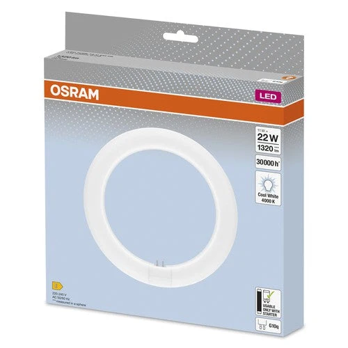 OSRAM TUBE LED T9C EM 22, 11W, 1320lm, 4000K, blanc froid