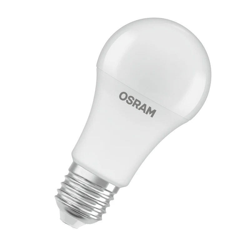 Ampoules LED OSRAM, forme classique d'ampoule, remplacement de 75 watts, E27, A-shape, 6500 Kelvin, lumière du jour froide, mat, single pack