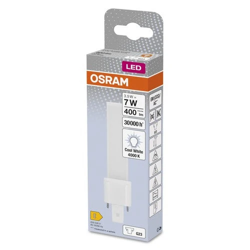 OSRAM DULUX LED-Lampe S7 EM, 3,5W, 400lm, 4000K, blanc froid