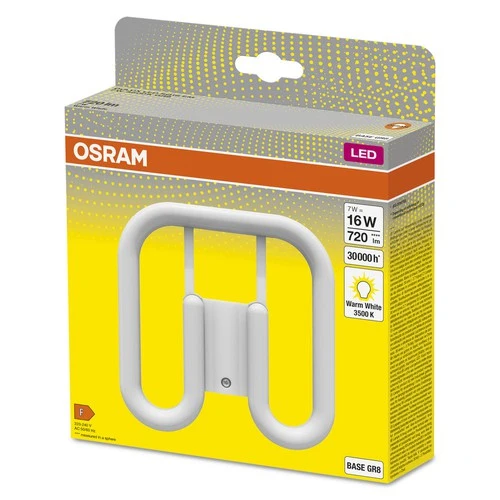 OSRAM DULUX LED-Lampe SQ16 EM, 7W, 720lm, 3500K, blanc chaud
