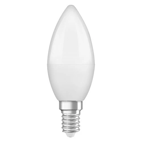 OSRAM LED Base Lampe LED forme bougie mate (ex 40W) 5,5W / 2700K blanc chaud E14 pack de 4