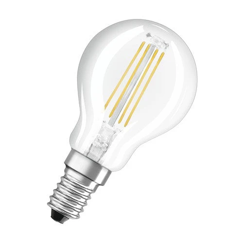 OSRAM LED Base Classic LED Lampe (ex 40W) 4W / 2700K Pack de 3 E14, Blanc chaud