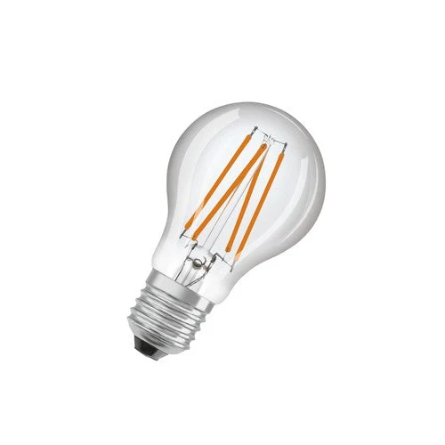 OSRAM Star+ ampoule LED avec capteur de lumière du jour pour culot E27, aspect filament ,blanc chaud (2700K), 806 lumens, remplace les ampoules 60W traditionnelles, non dimmable, pack de 1, E27